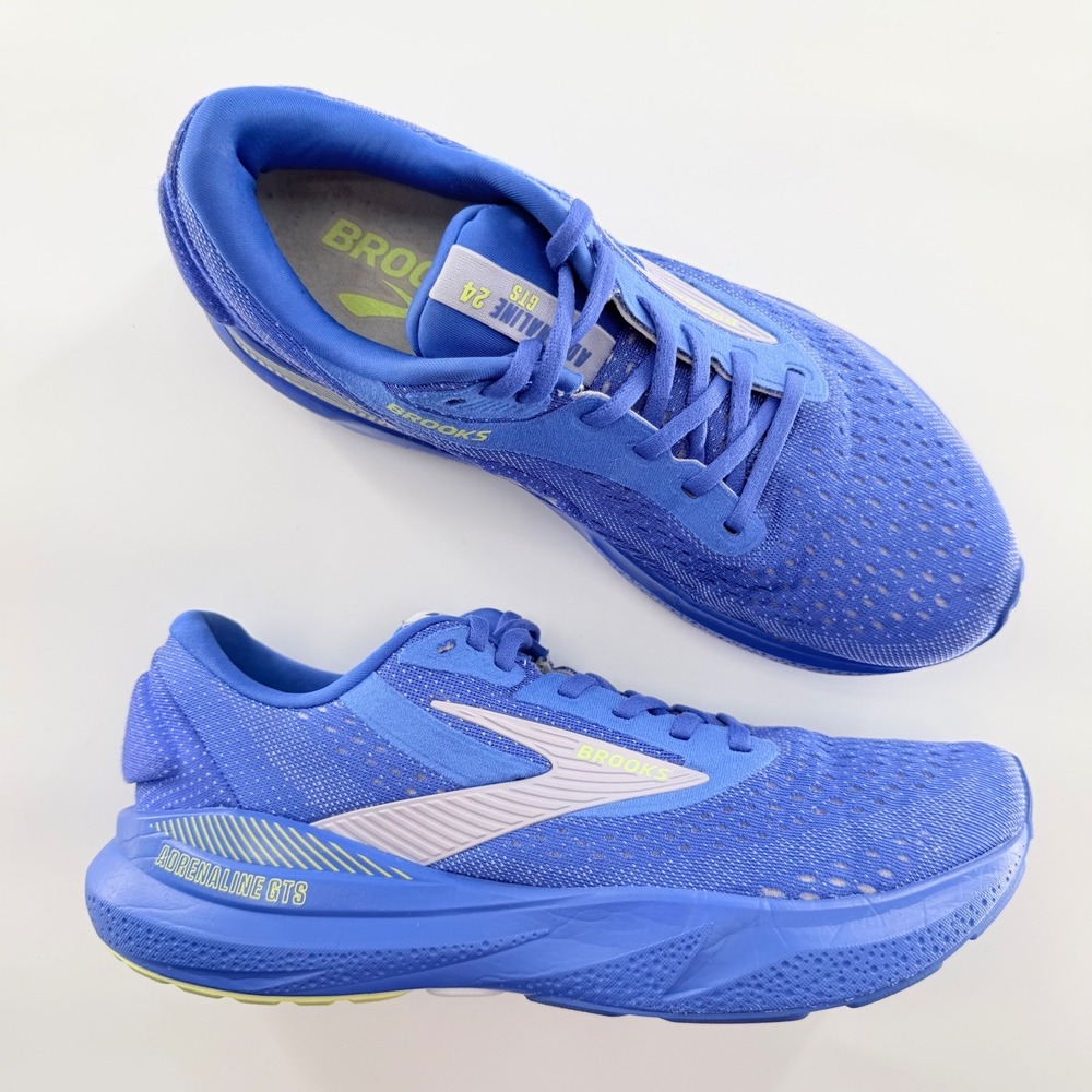 Brooks Adrenaline GTS 24 Blue Women's Running Shoes Size 10B Stability Sneakers